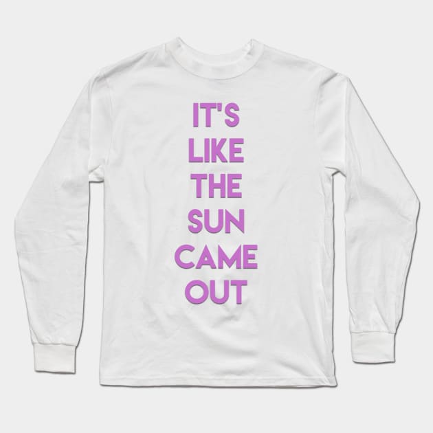 Start of Time lyrics Long Sleeve T-Shirt by strawberryplanet